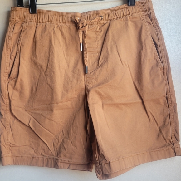 GAP Kids Tan Flat Front Shorts - Picture 2 of 8
